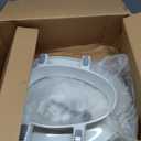 Bemis Assurance 3" Raised Toilet Seat for Seniors, Made in USA, Clean Shield Guard, Secure Hinges, Elongated, White