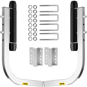 VEVOR Boat Trailer Guide, 22"-60" Adjustable Design Trailer Guide Poles, 2PCS Trailer Guides (L Shaped/C Shaped/ Shaped)