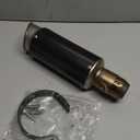 Universal Slip on Modified Exhaust Mufflers with Silencers Compatible with Motorcycle Grom ATV Dirt Bike Street Bike Scooter Pipe Diameter 38mm-51mm Exhaust,Carbon Fiber Silver