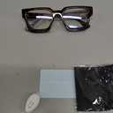 livho Oversized 99% Blue Light Glasses for Woman - Rectangle Fashion Glasses for Computer, Chic Preppy Frame - Anti Eyestrain
