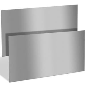 Blulu 2 Pack 20 Gauge Sheet Metal Weldable Steel 24 x 48 Inch 1008 Carbon Steel Sheet Unpolished (Mill) Finish Shim Stock Metal Cold Rolled Flat Sheets, 0.0359" Thickness