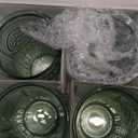 Bormioli Rocco Romantic Set Of 4 Cooler Glasses, 16 Oz. Colored Crystal Glass, Pastel Green, Made In Italy.