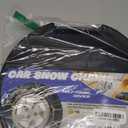 Snow-Chains Auto Fixing 1 Min Quick Fit Easy Installation Tire-Chains, Portable Reusable Universal Emergency Tire Traction Chain for Passenger Car, Pickup Trucks and SUV - Set of 2 (HKN-150)