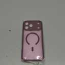 Magnetic for iPhone 17 Pro Max Case 2025, Upgraded [Full Camera Protection] [Compatible with Magsafe] [Translucent Matte] Drop Shockproof Protective Bumper Women Men Phone Cover 6.9inch, Burgundy