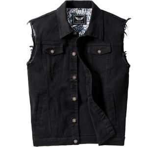 Alliance Fashion
Denim Vest Jacket for Men Fashion Stretchy Trucker Sleeveless Jean Outerwear (Small, Black) Alliance Fashion
Denim Vest Jacket for Men Fashion Stretchy Trucker Sleeveless Jean Outerwear (Small, Black)