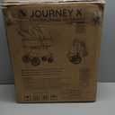 Accombe Baby Stroller, 2 in 1 Newborn Stroller Convertible Bassinet for Infant Toddler Pram with Footmuff (Black)