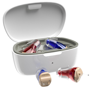 Hearing Aids for Seniors, Invisible Hearing Amplifiers with Noise Cancelling, Rechargeable Hearing Aids for Severe Hearing Loss Adults, Comfort Inear Hearing Devices