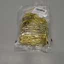 5 x 4 Pairs Glitter Gold Shoe Laces, Bling Sequin Shoelaces 8mm Wide 47 Inch Metallic Gold Shoelace Flat Shoe Strings for Sneakers Boots Sports