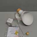 Aisilan LED Wall Sconce with Pull Chain, Adjustable Indoor Wall Light for E12 5W Bulb, Matte White 3000K Wall Mounted Lighting for Living Room, Bedroom, Hallway