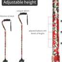 Elegant Walking Cane for Women, Foldable & Adjustable Cane for Seniors with Self-Standing Tip | Lightweight Mobility Aid for Stability & Balance Support