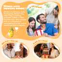 3 x Positive Duck, Positive Crochet Duck, Suitable for Room Office Desktop Decoration, Teacher, Friend, Colleague, Graduation Gift, Fun Emotional Gift, Emotional Motivation Crochet Duck