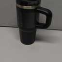 STANLEY Quencher ProTour Flip Straw Tumbler with Leakproof Lid | Built-In Straw & Handle | Cupholder Compatible for Travel | Insulated Stainless Steel Cup | BPA-Free (14 Ounces, Black Fade)