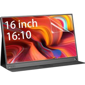 2-Pack 16 inch Portable Monitor Screen Protector for ARZOPA/MNN/KYY/VILVA/ASUS/FANGOR/ViewSonic/QQH 16" Portable Monitor, High Definition Anti-Scratch Clear Shield