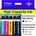 232XL Ink Cartridges Combo Pack Remanufactured Replacement for Epson 232 Ink Cartridge 232XL 232 XL Works with WF-2930, WF-2950, XP-4200, XP-4205 Printer (2 Black, Cyan, Yellow, Magenta)