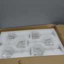 Vintage Art Deco Coupe Glasses Set of 6, 10 oz Martini Glasses, Coupe Cocktail Glasses,Elegant Hand Blown Manhattan Goblet for Bar, Champagne, Martini, Cosmopolitan, Gimlet, Pisco Sour