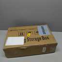 KINGCAV Plastic Durable Cargo Storage Box Weathertight Foldable Storage Trunk Organizer Box Secure Snap-on Lid Car Trunk Organizer Collapsible Storage Box for Camping Store 2Pcs