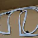Upgraded 6219 2159075 2159083 Refrigerator Door Gasket Replacement Compatible with Whirlpool KitchenAid Kenmore, 2159083 Fridge Gasket Replace 2159071 2159079 2171177 W10911422 Freezer Seal