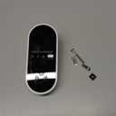 Combination Gas & Carbon Monoxide Detector Plug in Wall, WESHLGD Portable Natural Gas and Carbon Monoxide Detector for Travel, 4 in 1 CO and Gas Detector with Temperature Humidity Display - 1Pack