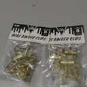Binders Clips 1.25", Pack 2 Gold