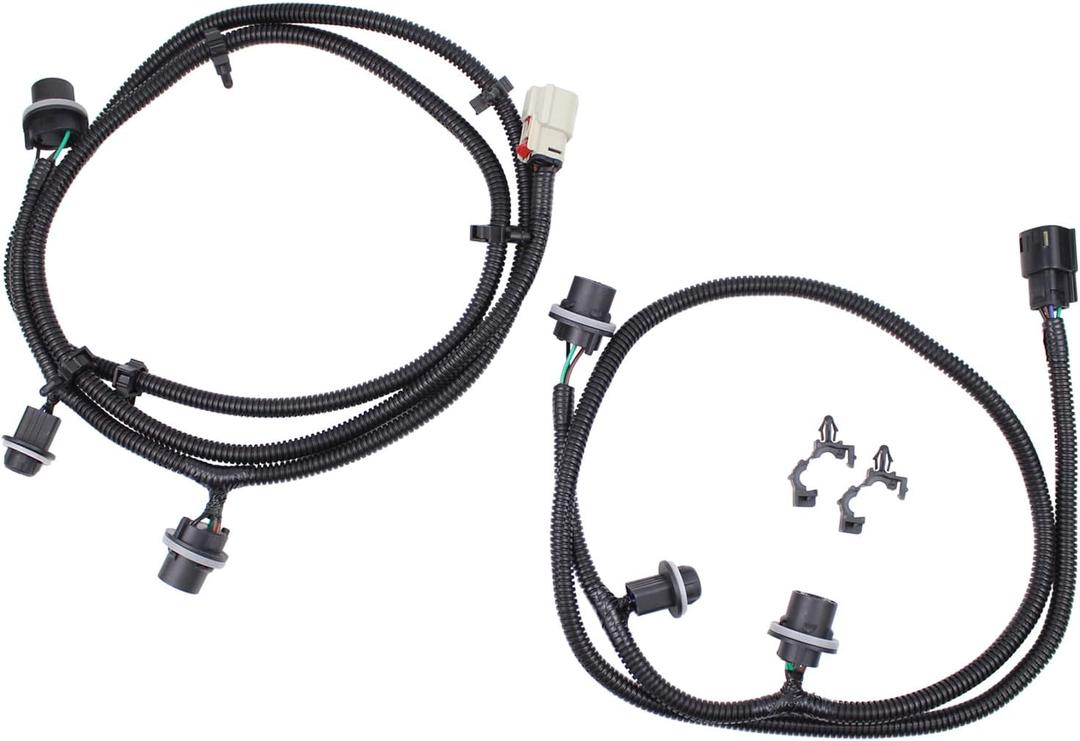 Driver and Passenger Side Tail Light Wiring Harness for Chevrolet Silverado 1500 2500 2500HD 3500 HD GMC Sierra 1500 2500 HD 3500HD 2016-2019