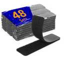 BESTAPE 192 Sets 1 x 4 inch Adhesive Hook and Loop Fastener Strips, Heavy Duty, Double-Sided Hook and Loop for School, Classroom, Office, and Home Use, Black