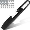 Front Driver Side Door Armrest Handle Compatible with 2010-2014 Chevy Avalanche Silverado Suburban & GMC Sierra Yukon, Front Left Side Door Arm Rest with Door Release Handle, Black, Replace for 80994