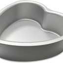 Heart-shaped cake pan, heart-shaped cake tin, aluminum, 3-inch deep, 8-inch heart-shaped, for weddings, parties, family and other occasions cake