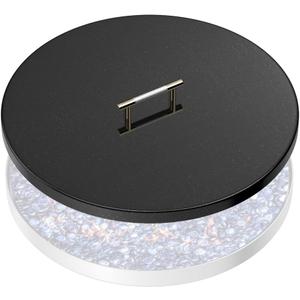 AJinTeby Upgrade Porcelain Steel Fire Pit Cover 22" Round Fire Pit Lid Replacement for 19 Diameter Burner Pan Fire Pan