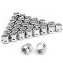 9/16-18 Lug Nuts, 32Pcs Open End Acorn Bulge Wheel Lug Nuts, Zinc Finish, 21mm Length for 2002-2010 Ram 1500 2500 3500 SRT,2005-2011 Dodge Dakota, 2004-2009 Dodge Durango Hummer H1 and More Wheels