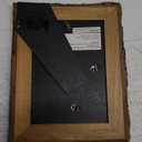 Eosglac 5x7 Live Edge Picture Frame, Rustic Wood Photo Frames Farmhouse Decor for Tabletop or Wall Display, Natural Brown