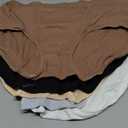 J-pone Womens Underwear Cotton High Waisted Strech Soft Full Coverage Briefs Ladies Postpartum Panties 5 Pack (3X-Large-4X-Large)