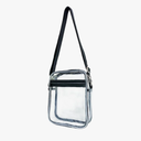 Clear Crossbody Bag Crossbody Transparent Purse Bag with Adjustable Strap Clear Unisex Sports Travel Shoulder Bag
