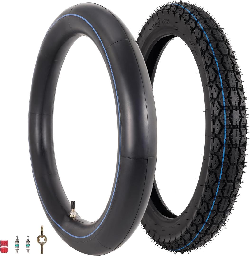 2.75-17, 70/100-17 Tire and Inner Tube Set for KLX125 KLX140 KX80 TTR125