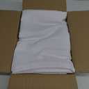 sancua Rectangle Tablecloths 6 Pack - 90x132 Inch - White Washable Fabric Cloth Table Cloth, Large Reusable Polyester Table Covers for Wedding, Party, Birthday, Banquet