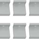 10 Pcs Adjustable Solar Panel Mount End Clamp, Solar Panel Attachment Mounting Bracket Roof Mount End Clips, Solar End Clamp Solar Panel Mounting Z Bracket Clamps(35mm)