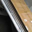 Fairy Baby 51.18" High Extra Tall Cat Gate, 29.5"-40.5" Wide Baby Gate for Stairs No Drill, Metal Auto Close Child Safety Gate Dog Gates for Doorways Pressure Mounted Walk Thru Swing Pet Gate, White