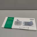 Samsers Foldable Bluetooth Keyboard with Touchpad - Portable Wireless Keyboard with Holder, Rechargeable Full Size Ultra Slim Pocket Folding Keyboards for Android Windows iOS Tablet & Laptop - Black (BT x1)