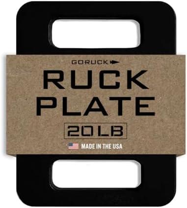 GORUCK Ruck Plate – USA Made Weight for Rucking, Strength & Fitness, Fits with Rucker & Ruck Plate Carrier – 10LB, 20LB, 30LB, 45LB