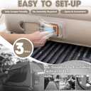 Inflatable Truck Bed Tent & Air Mattress with Built-in Pump and Pillows, Waterproof PU2000mm Air Mattress Pickup Inflatable Trcuks Tent for Road Trip Camping Outdoor Travel