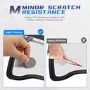 KEMIMOTO Full Front Windshield Compatible with Pioneer 700 700-4 2014-2025, UV Resistant 1/4" Clear Polycarbonate, 95% Light Transmittance, Minor Scratch Resistance, Winscreen Windshield Accessories