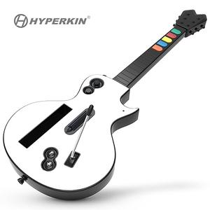 Hyperkin - Hyper Strummer - Wireless Wii Guitar Controller with Strap - Compatible with Guitar Hero and Rock Band Games (EXCLUDING: Rock Band 1)