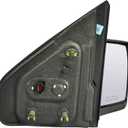 Dependable Direct Passenger Side Mirror Fits Ford F-150 2004, 2005, 2006, 2007, 2008 – Power Remote, Non-Heated, Non-Folding and Unpainted – Right Rear View Door Mirror OEM Replacement Parts FO1321233