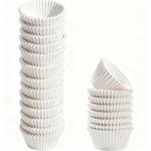 1000 Pcs 1 Inch Mini Muffin Liners,Muffin Liner for Baking White Cupcake Papers Baking Cup Liners,Used for 48 Cup Mini Muffin Pan