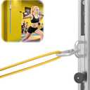 Resistance Bands Wall Anchor Exercise Equipment Platform Base(Length 40"),Adjustable Wall-Mounted Anchor Multi-Purpose Fitness System for Complete Full Body Strength Training