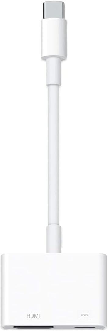 USB C to HDMI Adapter, Type C to 4K HDMI Adapter with 100W PD Multiport Digital AV Converter for MacBook Pro/air, iPad Pro/air, iPhone 15/16/17, Tablets, Switch and More USB-C Devices (White)