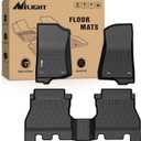 Nilight TPE Floor Mats for Jeep Wrangler JL Unlimited 4 Door (Not for JK or 4XE) 2018 2019 2020 2021 2022 2023 2024 2025 2026 All Weather Custom Fit Heavy Duty Floor Liners