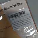 Rita Adhesive Bra Sticky Invisible Strapless Push-Up Silicone Bra for Backless Dress + Non-Adhesive Nipple Covers (Nude, D)