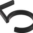 Distinctions 844715 Black Upgraded 5" Floating House Number 5, 5-Inch