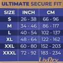 LivDry Large Ultimate Adult Incontinence Underwear, High Absorbency, Leak Cuff Protection, L, 60-Pack