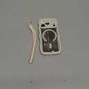 DOMAVER for iPhone 17 Pro Case for Women, 1X Screen Protector+1X Wrist Strap, [Compatible with MagSafe] [Full Camera Protection] Cute Wave Frame Matte Phone Case for iPhone 17 Pro 6.3", Stone White